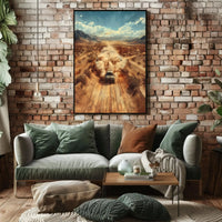 Off-Road Adventure in Desert Scene Sports Poster PosterGoat