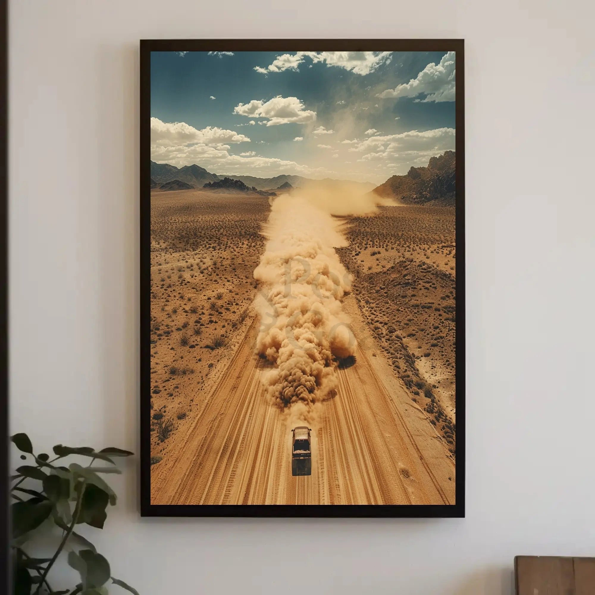 Off-Road Desert Adventure Dynamic Travel Poster PosterGoat