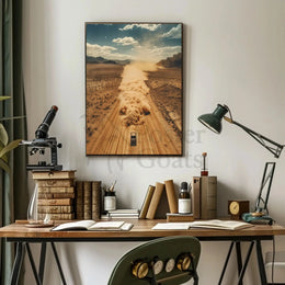 Off-Road Desert Adventure Dynamic Travel Poster PosterGoat