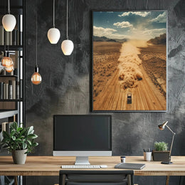 Off-Road Desert Adventure Dynamic Travel Poster PosterGoat