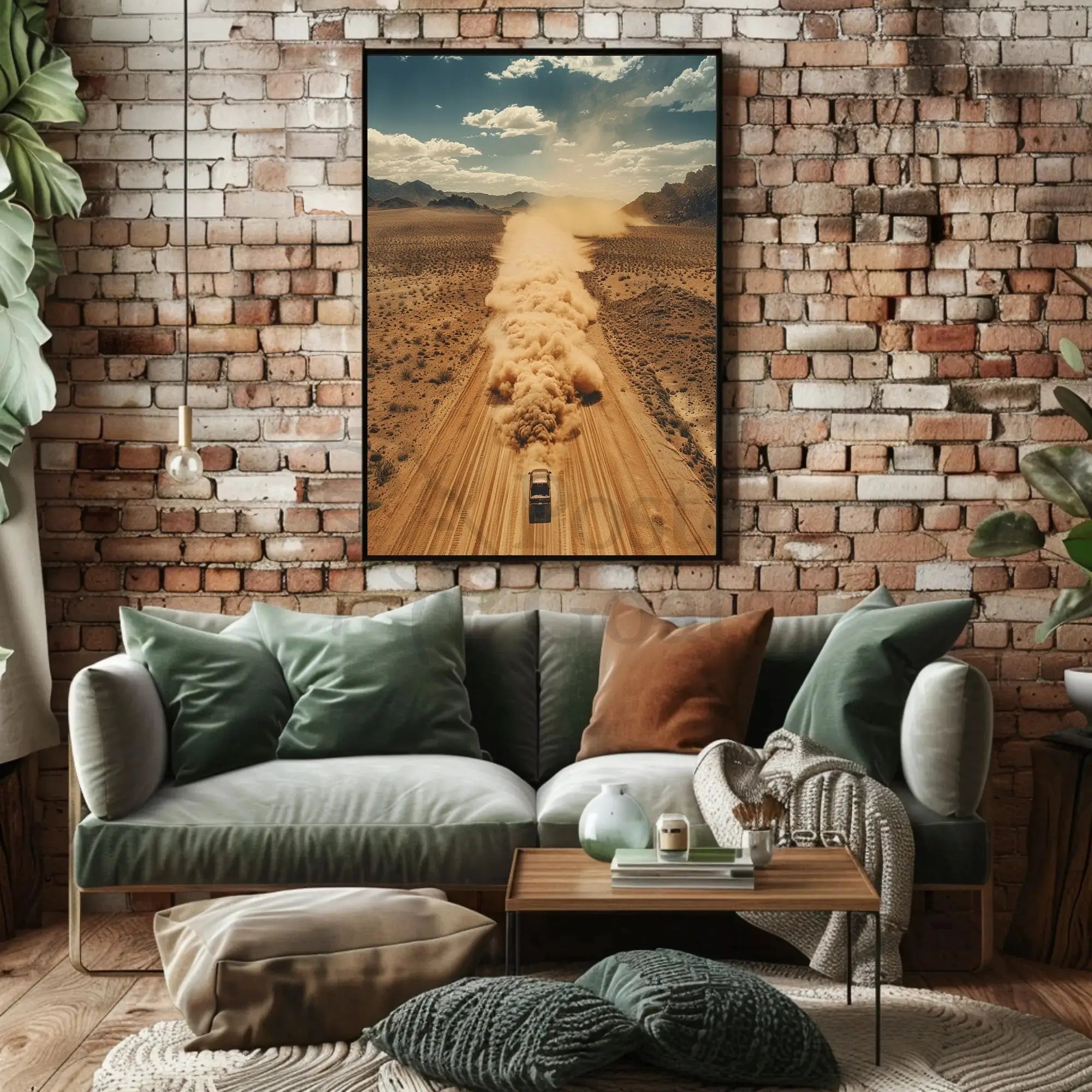 Off-Road Desert Adventure Dynamic Travel Poster PosterGoat