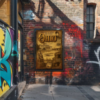 Ohio Heritage Celebrated in Vintage Cultural or Heritage Poster PosterGoat