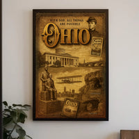 Ohio Heritage Celebrated in Vintage Cultural or Heritage Poster PosterGoat