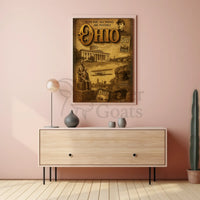 Ohio Heritage Celebrated in Vintage Cultural or Heritage Poster PosterGoat