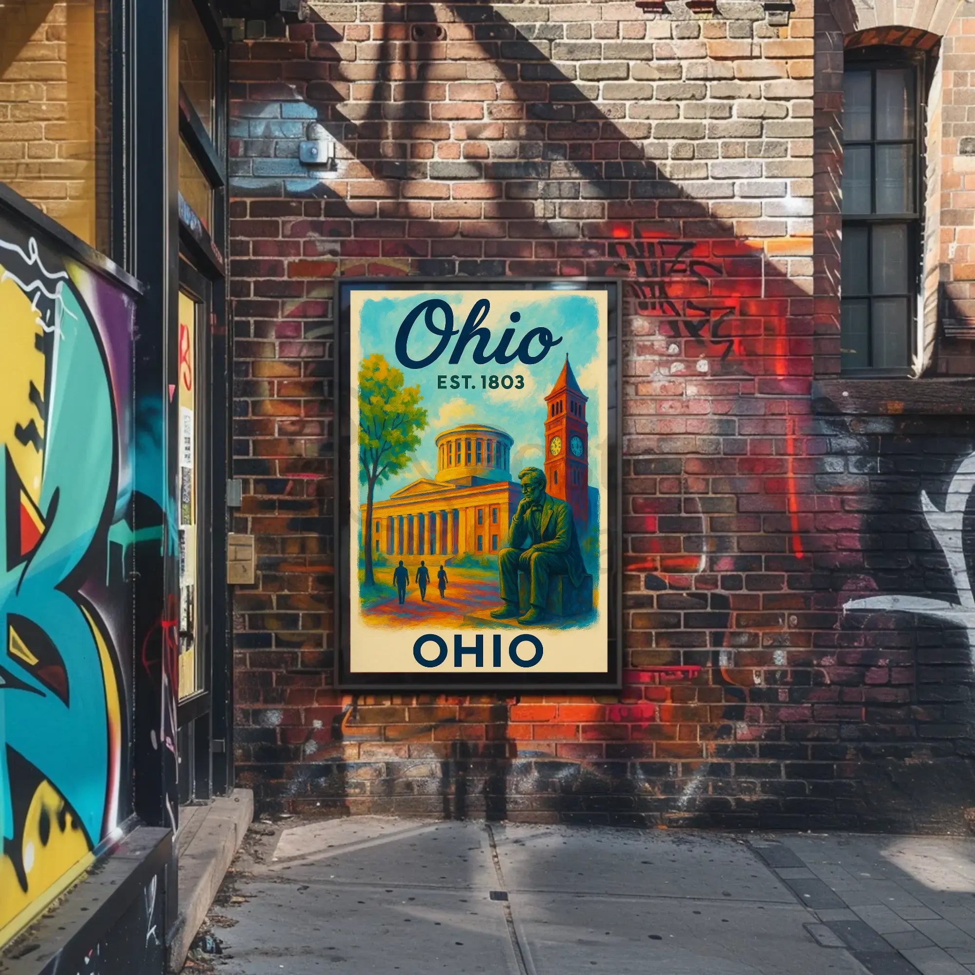 Ohio Heritage Pride Historical or Presidential Poster PosterGoat