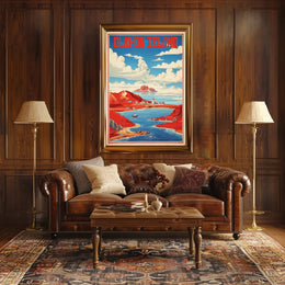 Olkhon Island Scenic Travel Poster PosterGoat