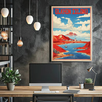 Olkhon Island Scenic Travel Poster PosterGoat