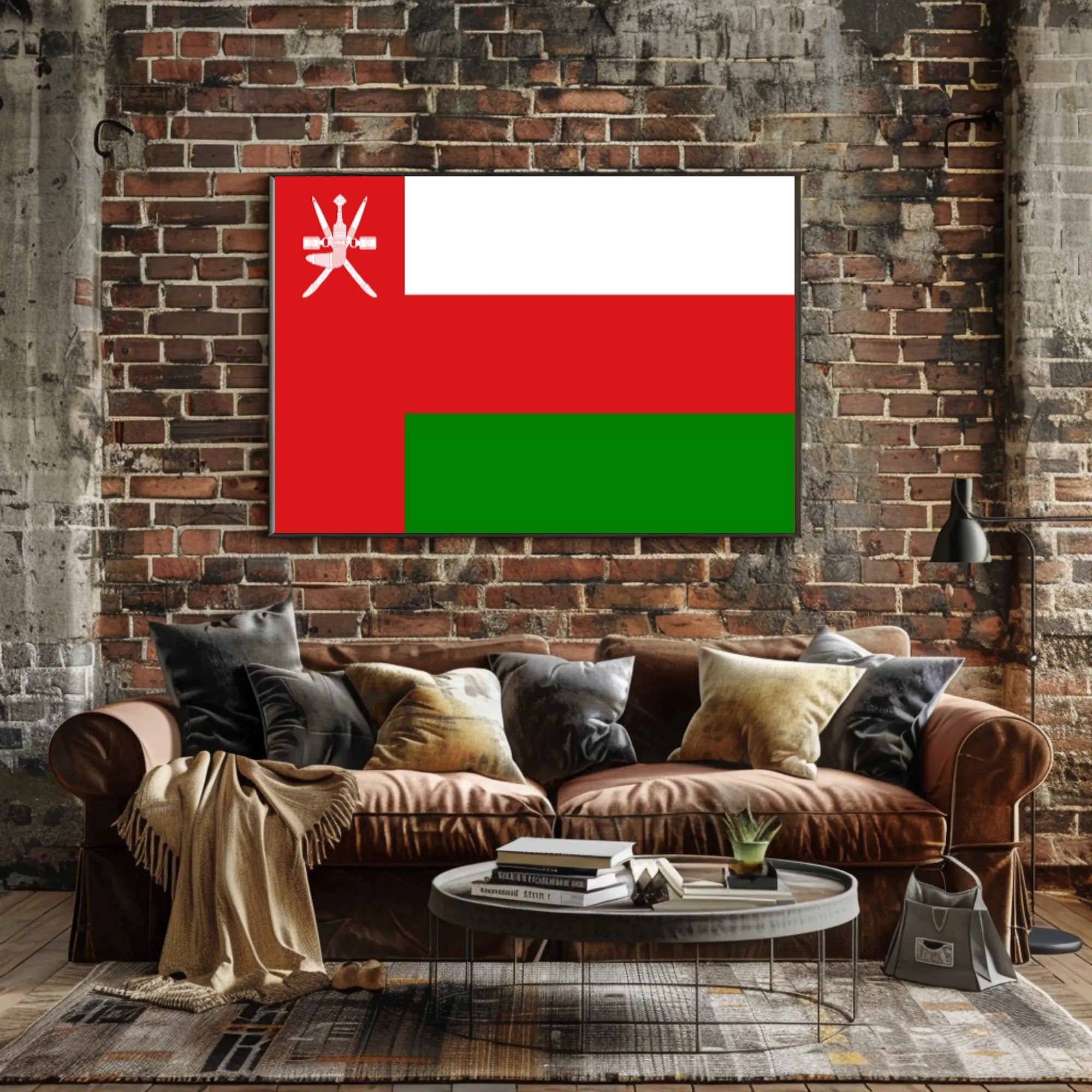 Omani Flag National Pride Country Flag Poster PosterGoat