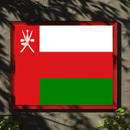 Omani Flag National Pride Country Flag Poster PosterGoat