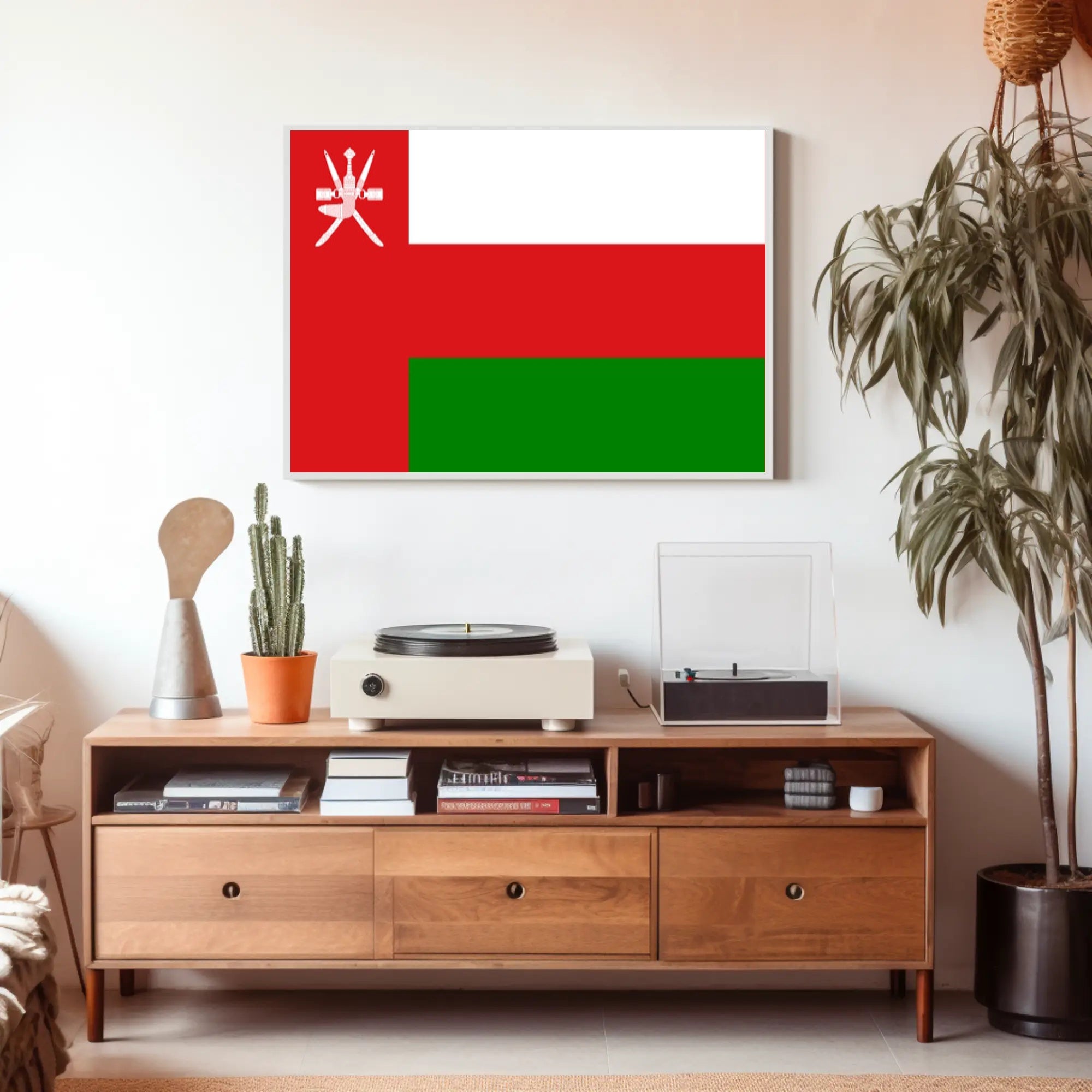 Omani Flag National Pride Country Flag Poster PosterGoat