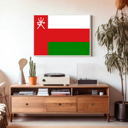 Omani Flag National Pride Country Flag Poster PosterGoat