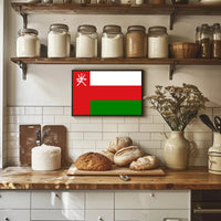 Omani Flag National Pride Country Flag Poster PosterGoat