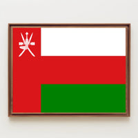 Omani Flag National Pride Country Flag Poster PosterGoat