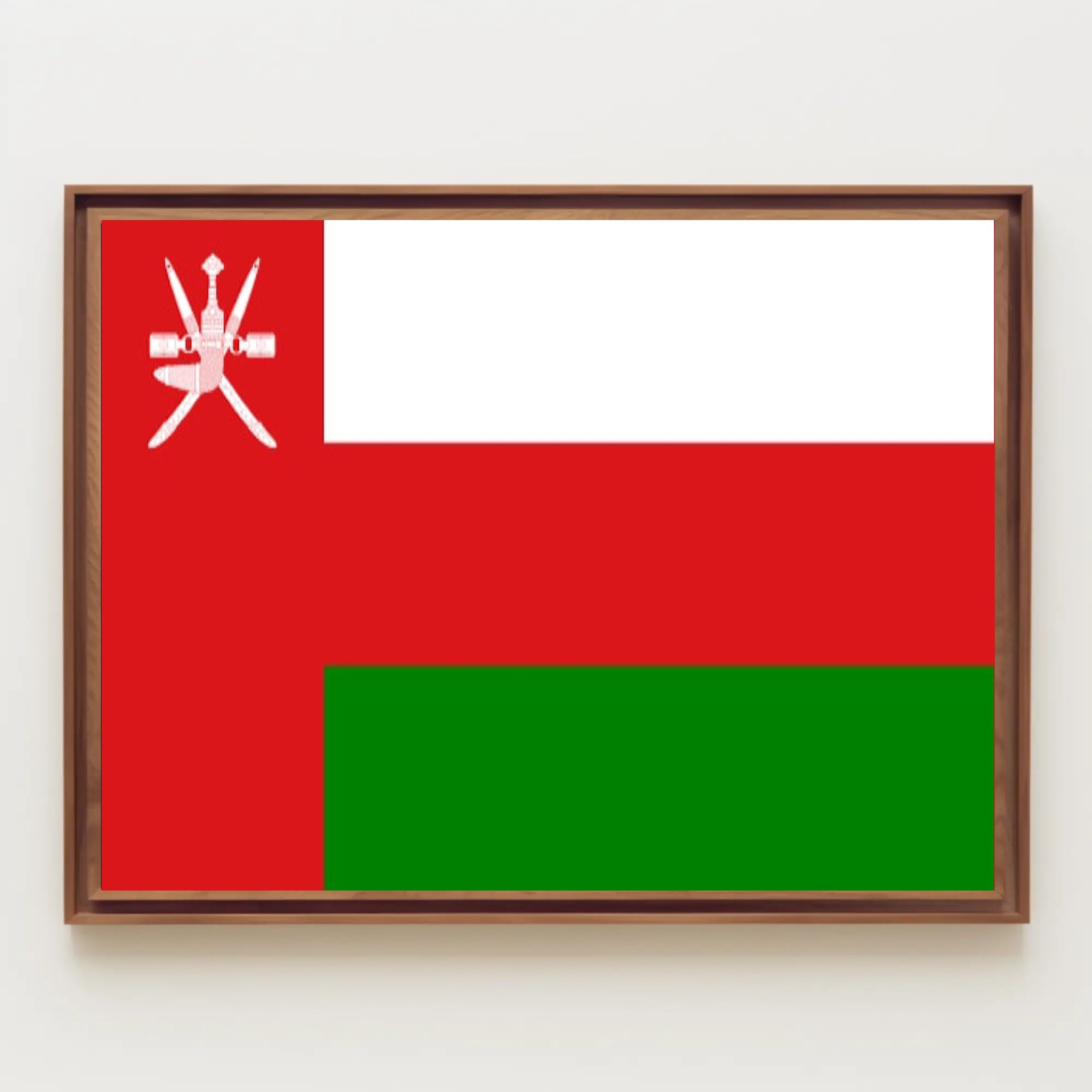 Omani Flag National Pride Country Flag Poster PosterGoat