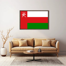 Omani Flag National Pride Country Flag Poster PosterGoat