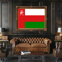Omani Flag National Pride Country Flag Poster PosterGoat