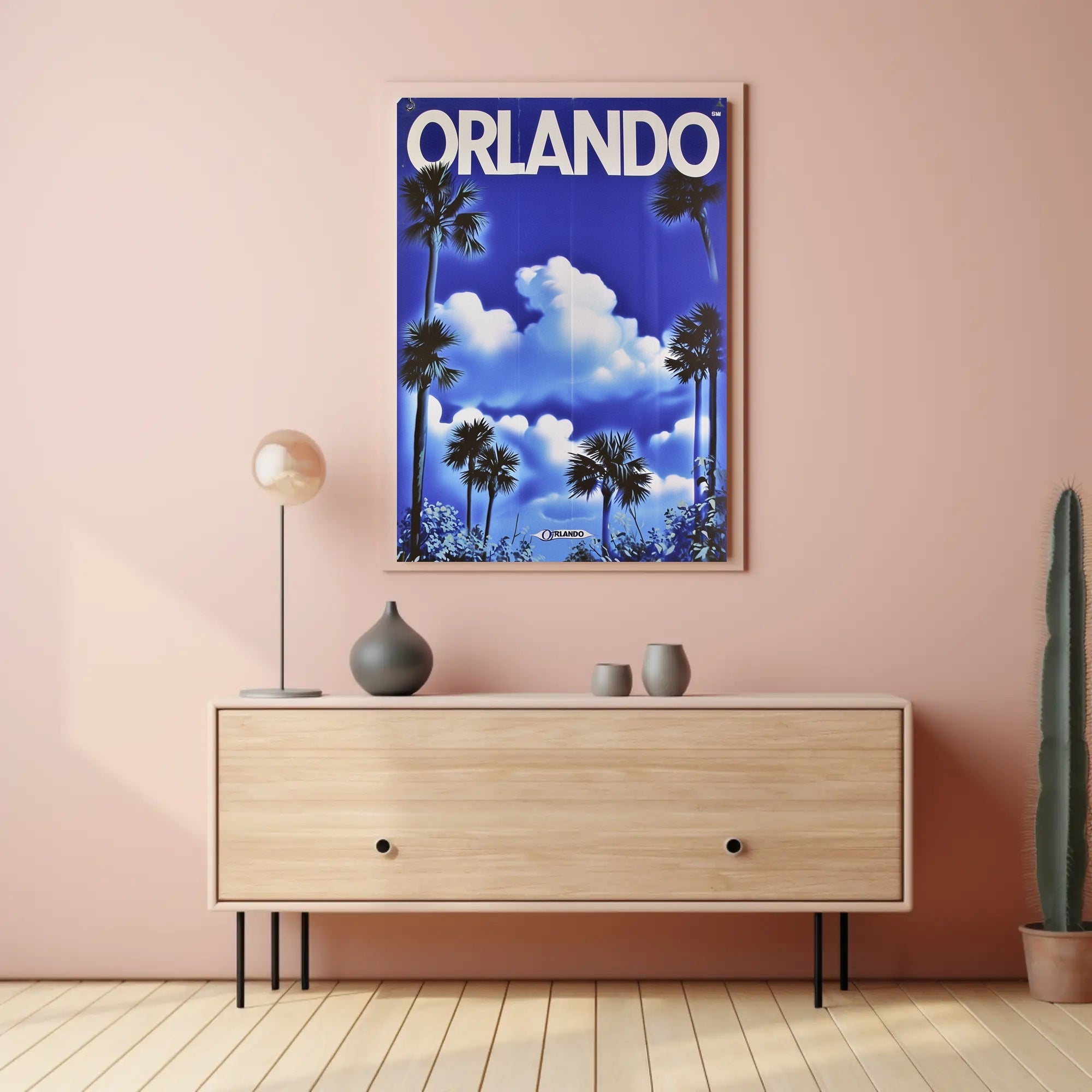 Orlando Retro Travel Poster PosterGoat