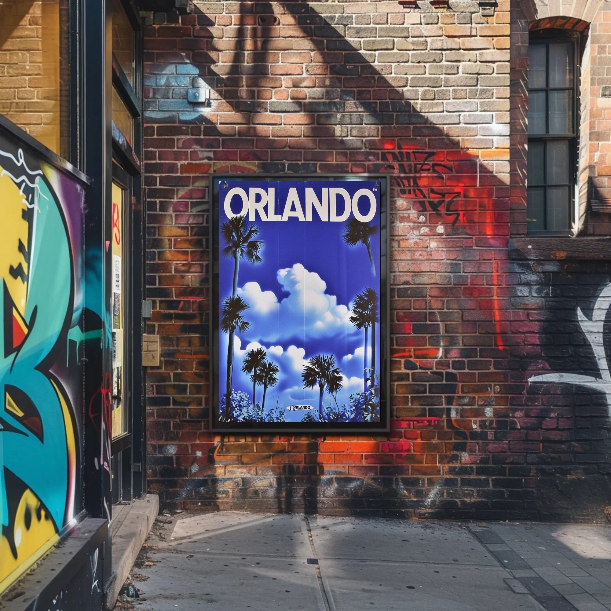 Orlando Retro Travel Poster PosterGoat