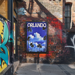 Orlando Retro Travel Poster PosterGoat