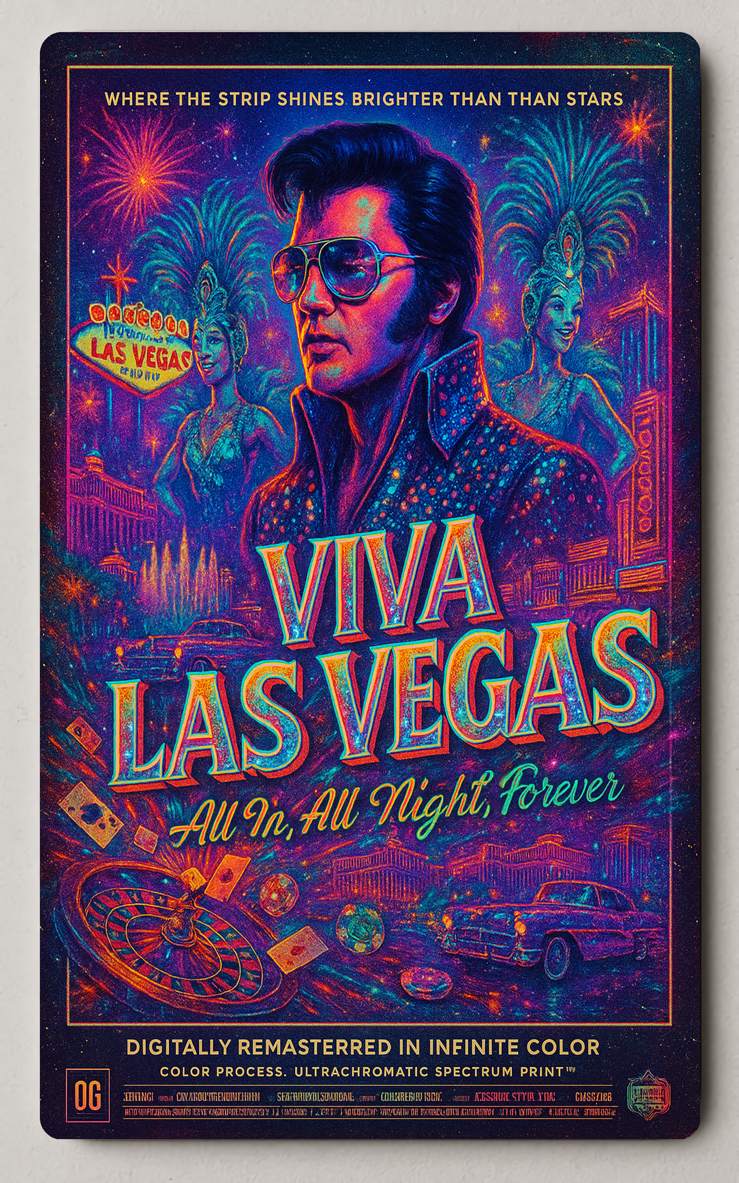 Viva Las Vegas Trading Card PosterGoats