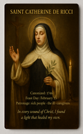 Saint Catherine de Ricci Trading Card PosterGoat