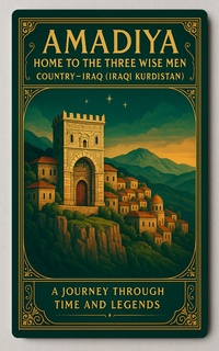 Amadiya Vintage Illustration: e Trading Card PosterGoat