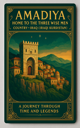 Amadiya Vintage Illustration: e Trading Card PosterGoat