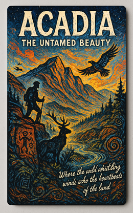 Acadia Nature’s Masterpiece Poster PosterGoat