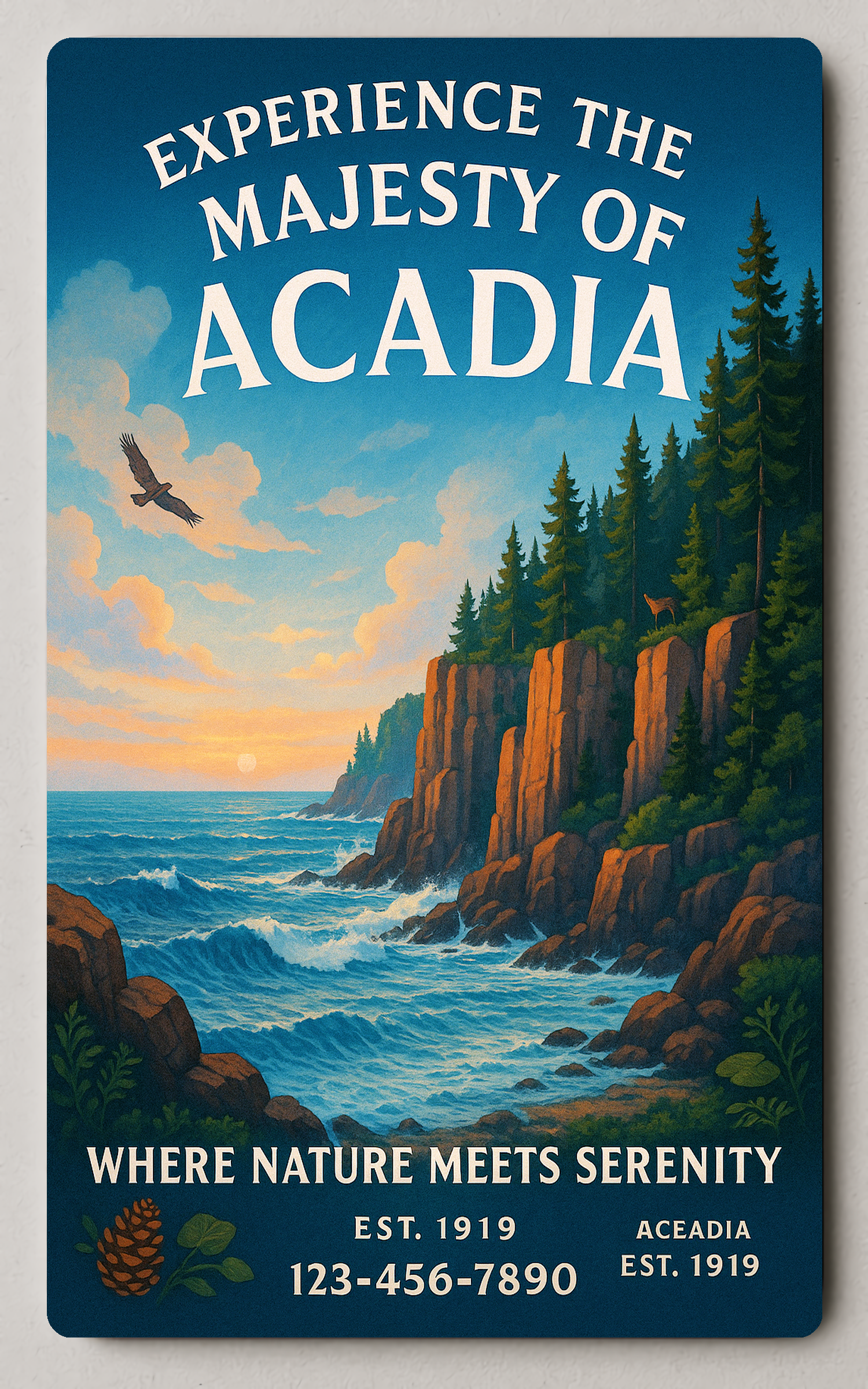 Explore Acadia's Wilderness Poster PosterGoat