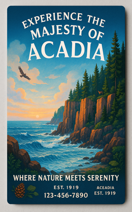 Explore Acadia's Wilderness Poster PosterGoat