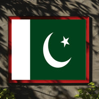 Pakistani Pride: Iconic Flag Representation Country Flag Poster PosterGoat
