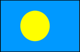 Palau Flag Peaceful Cultural Symbol - Country Flag Poster PosterGoat