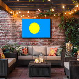 Palau Flag Peaceful Cultural Symbol - Country Flag Poster PosterGoat