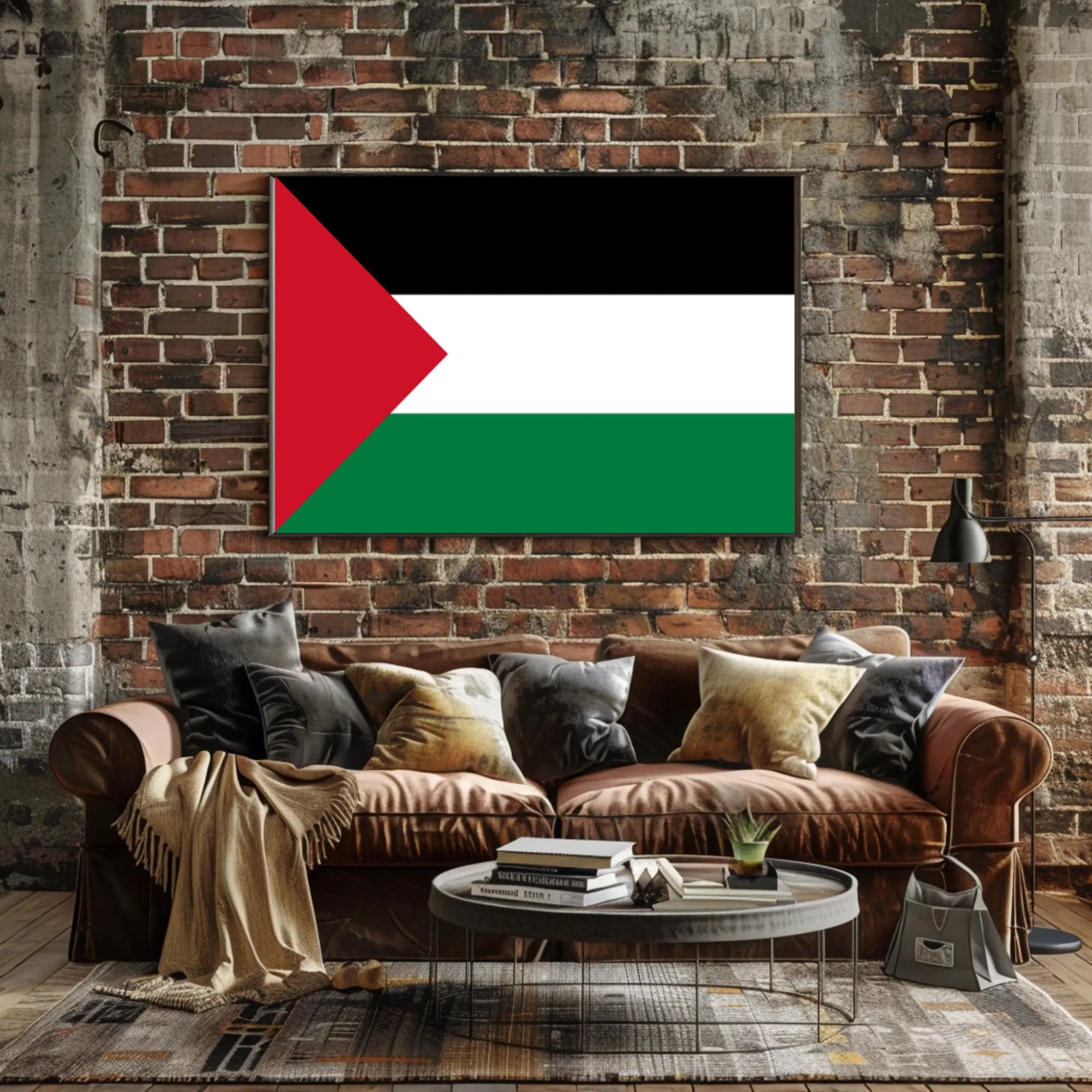 Palestine Flag Unity Art: Country Flag Poster PosterGoat