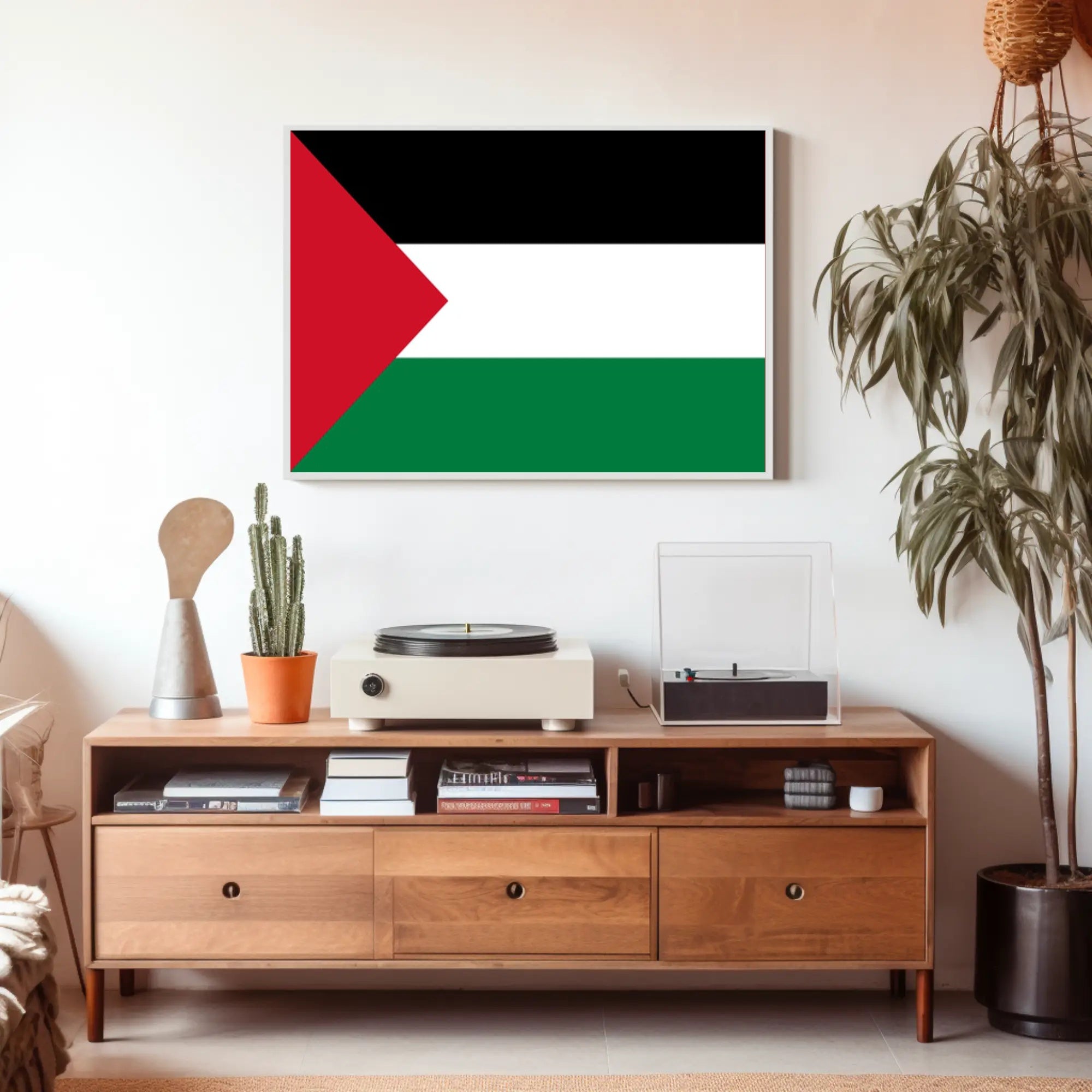Palestine Flag Unity Art: Country Flag Poster PosterGoat
