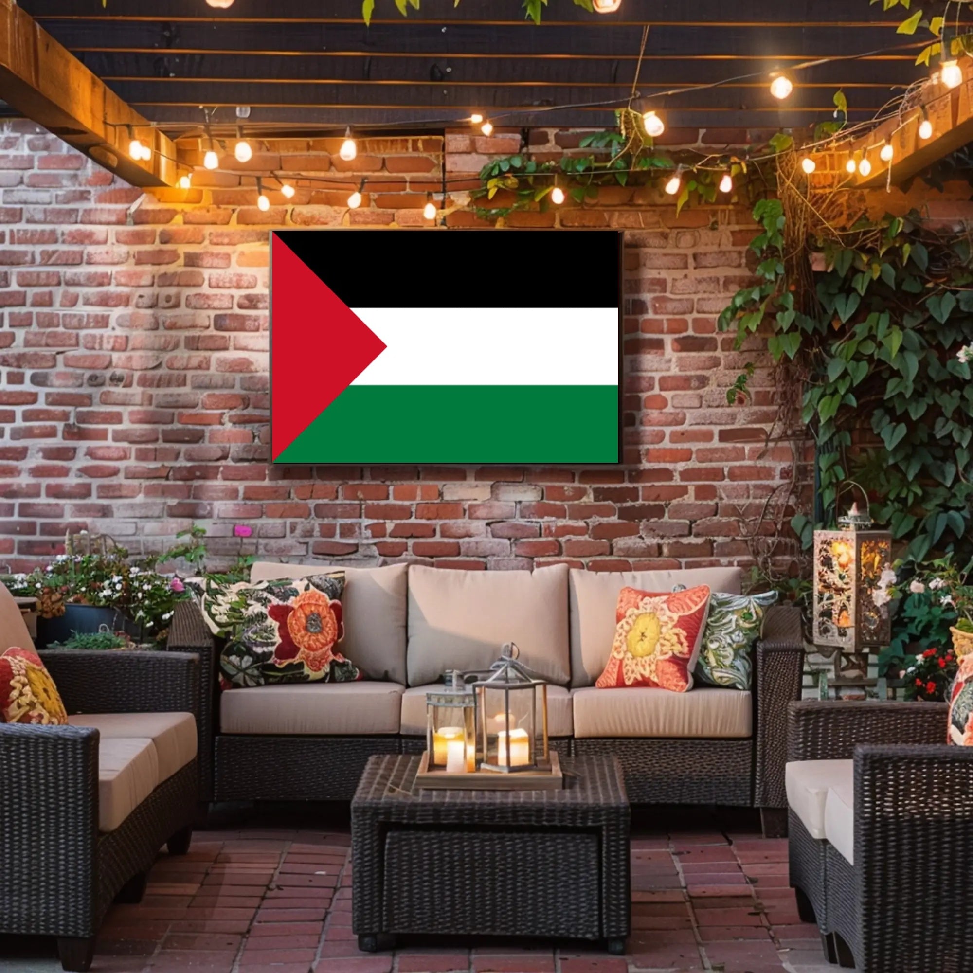 Palestine Flag Unity Art: Country Flag Poster PosterGoat