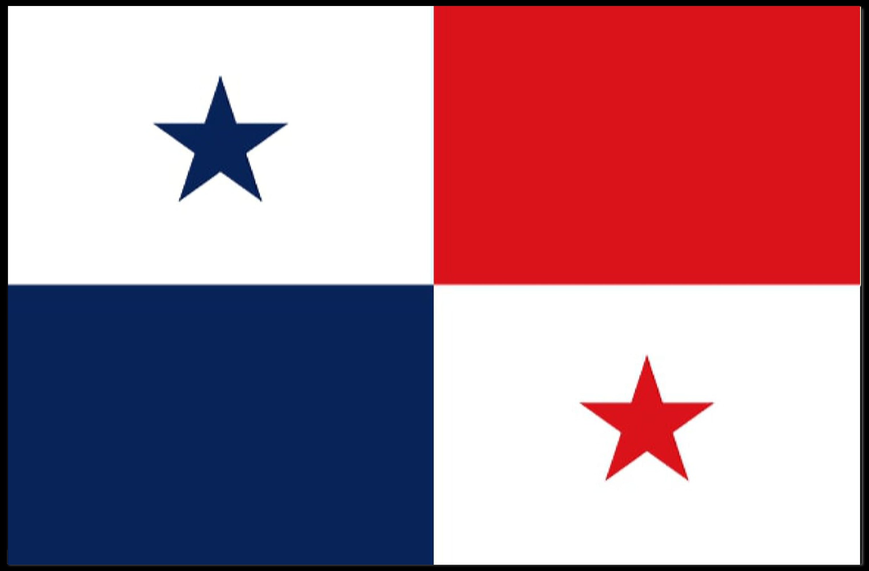Panamanian Flag Art Print for Country Flag Poster PosterGoat