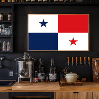 Panamanian Flag Art Print for Country Flag Poster PosterGoat