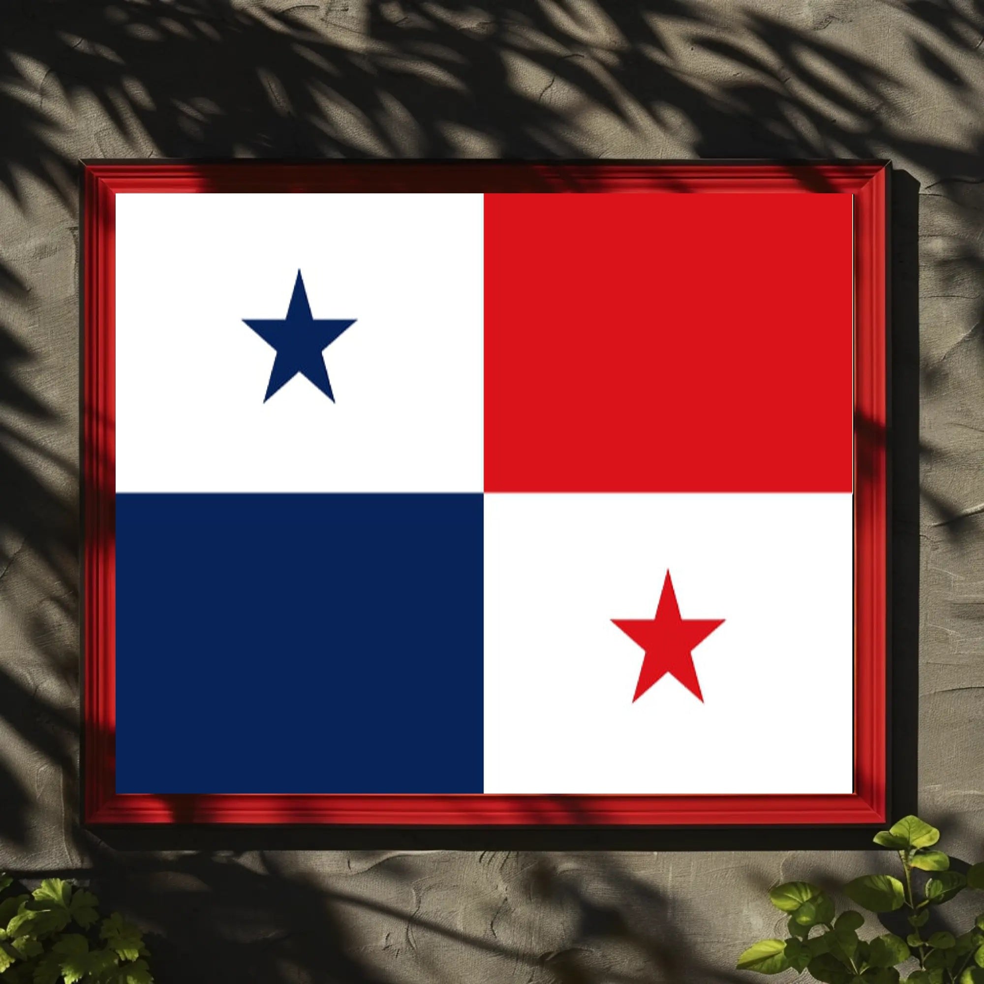 Panamanian Flag Art Print for Country Flag Poster PosterGoat