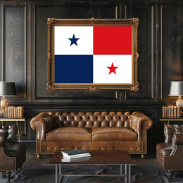 Panamanian Flag Art Print for Country Flag Poster PosterGoat