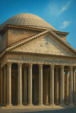 Pantheon Rome Classic Architecture Cultural Heritage Poster PosterGoat