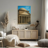 Pantheon Rome Classic Architecture Cultural Heritage Poster PosterGoat