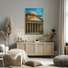 Pantheon Rome Classic Architecture Cultural Heritage Poster PosterGoat