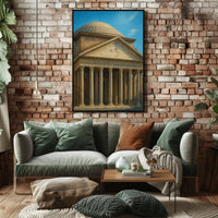 Pantheon Rome Classic Architecture Cultural Heritage Poster PosterGoat
