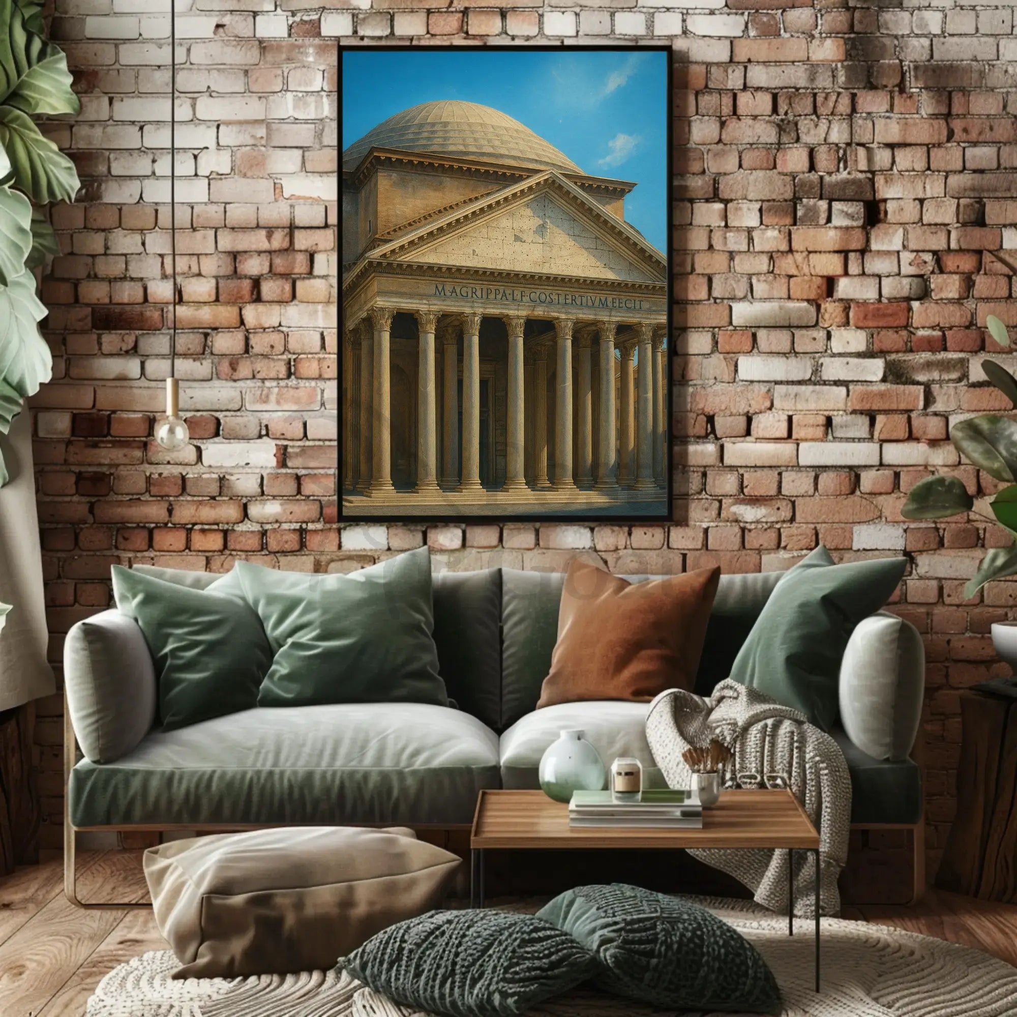 Pantheon Rome Classic Architecture Cultural Heritage Poster PosterGoat