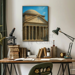 Pantheon Rome Classic Architecture Cultural Heritage Poster PosterGoat