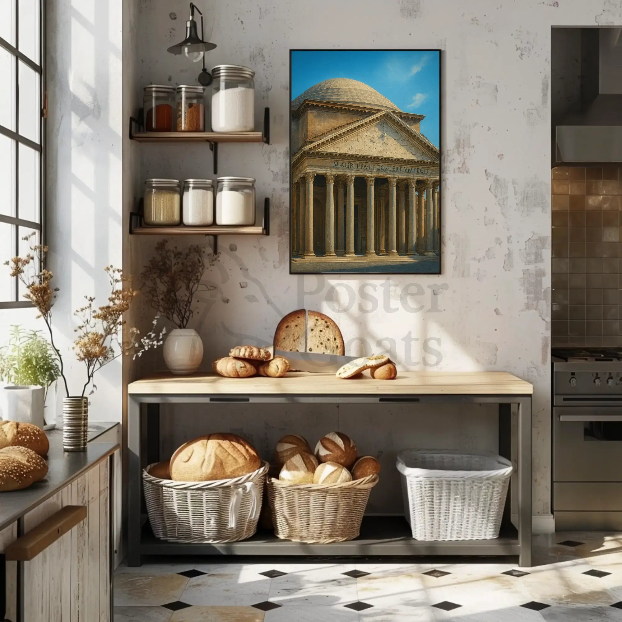 Pantheon Rome Classic Architecture Cultural Heritage Poster PosterGoat