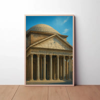 Pantheon Rome Classic Architecture Cultural Heritage Poster PosterGoat