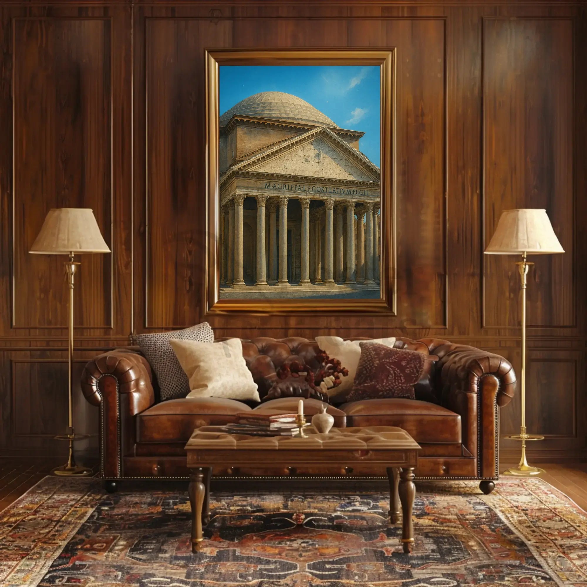 Pantheon Rome Classic Architecture Cultural Heritage Poster PosterGoat