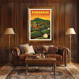 Paraguay Pantanal Adventure Vintage Travel Poster PosterGoat